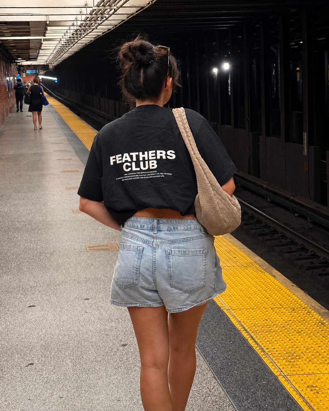 Oversized Identity Tee – Black