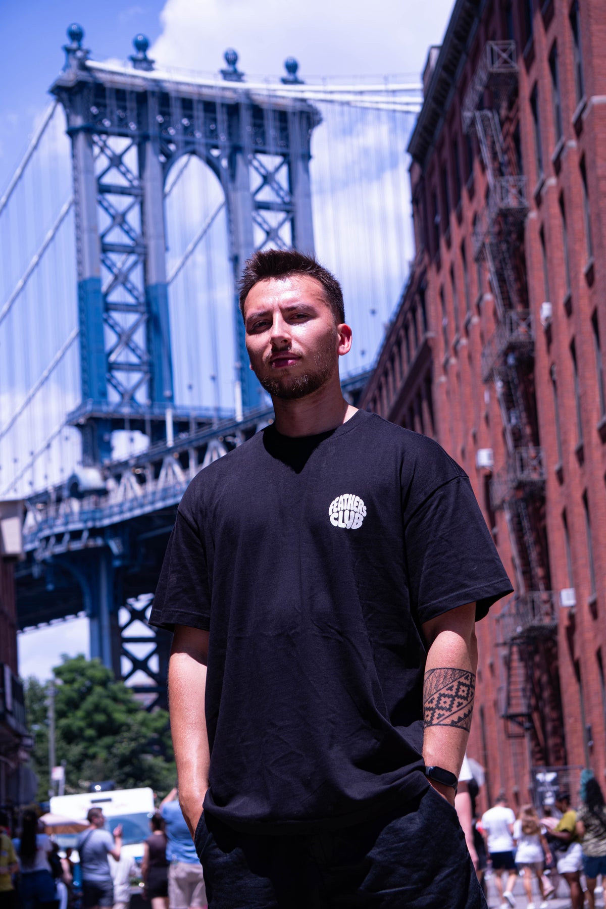 Oversized Identity Tee – Black